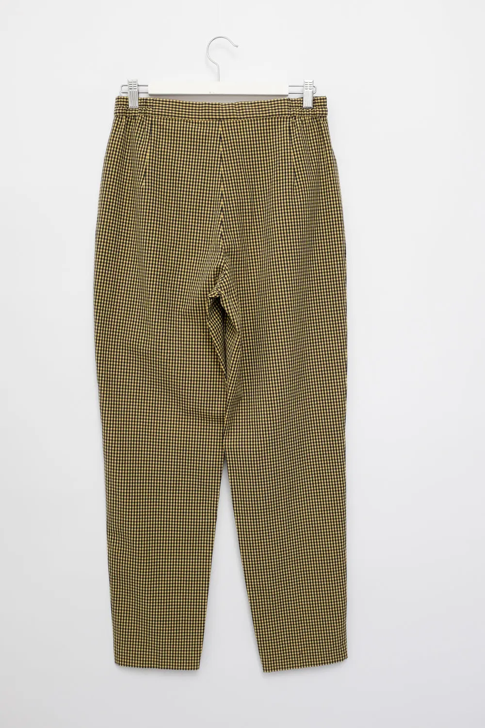 VICHY YELLOW BLACK PANTS
