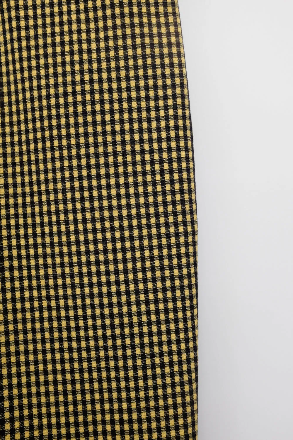 VICHY YELLOW BLACK PANTS