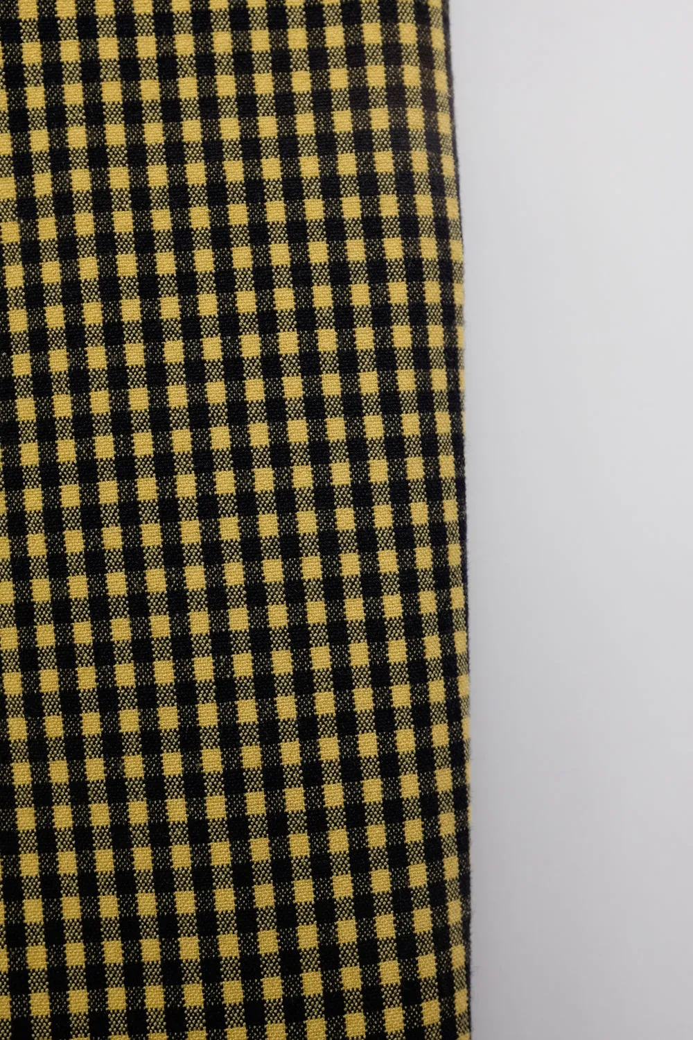 VICHY YELLOW BLACK PANTS