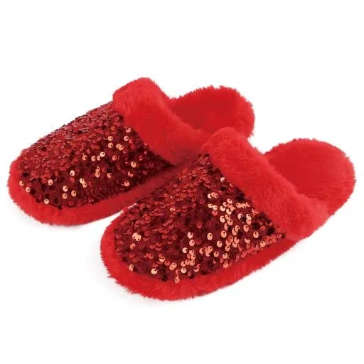 Women Ruby Red Glam Slide